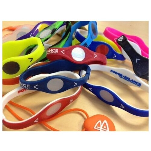 Браслет силиконовый Power Balance синий M