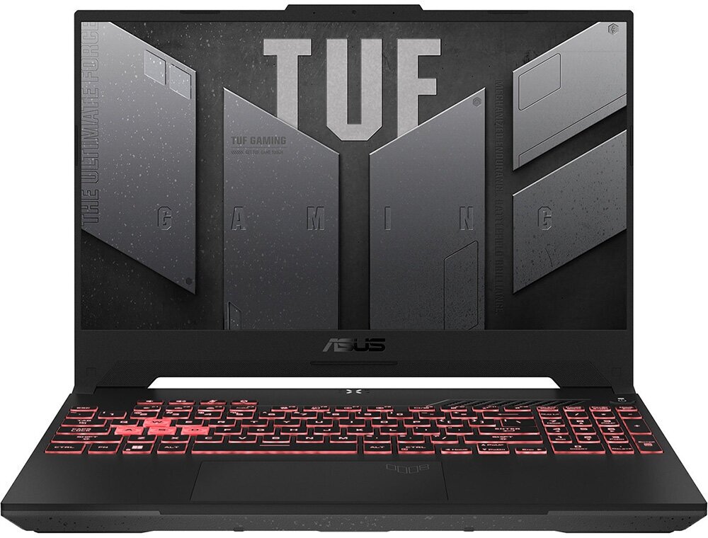 Ноутбук ASUS TUF Gaming A15 FA507RR-HN035, 15.6" (1920x1080) IPS 144Гц/AMD Ryzen 7 6800H/16ГБ DDR5/512ГБ SSD/GeForce RTX 3070 8ГБ/Без ОС, серый (90NR0B32-M00540)