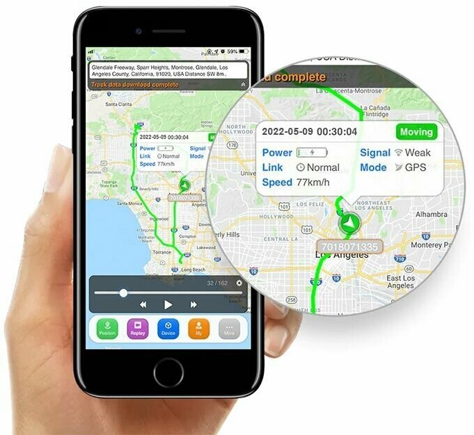 GPS/GSM трекер R01 для автомобилей и мотоциклов с автономным питанием и мобильным приложением
