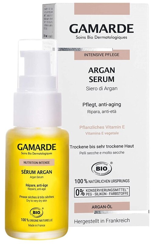 Сыворотка GamARde Nutrition Intense Serum Argan на масле аргании для лица, 30 мл