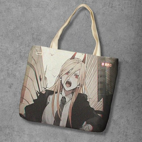 фото Сумка шоппер anime dakimakura, фактура рельефная, мультиколор