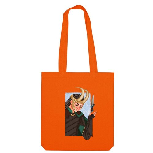 фото Сумка шоппер us basic, оранжевый