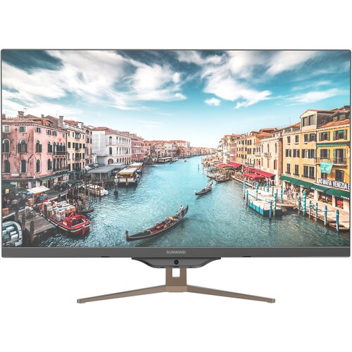 Моноблок SunWind Ultra AiO 27i 27" Full HD i7 10610U (1.8) 16Gb SSD512Gb UHDG Windows 11 Professional WiFi BT 90W клавиатура мышь Cam черный 1920x1080