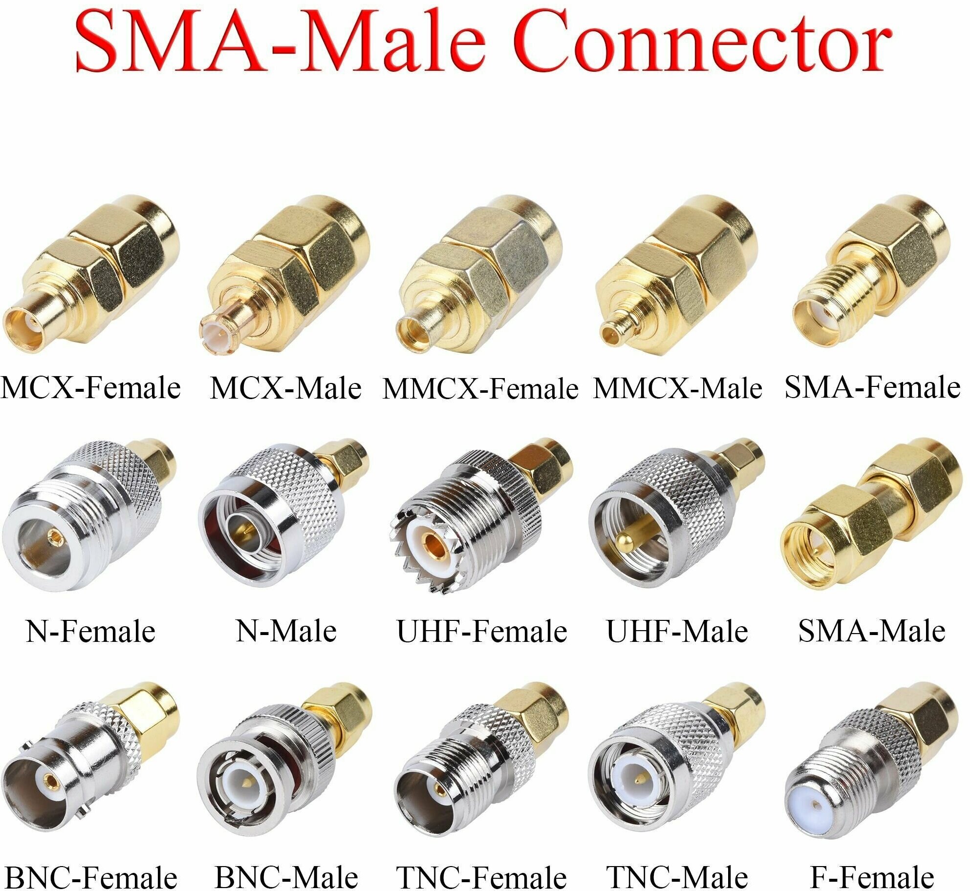 Переходник SMA-female-SMA-male угловой (angle)