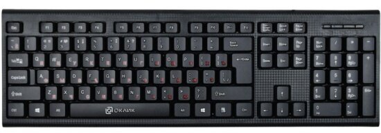 Клавиатура Оклик Oklick 120M черный USB (1083044)