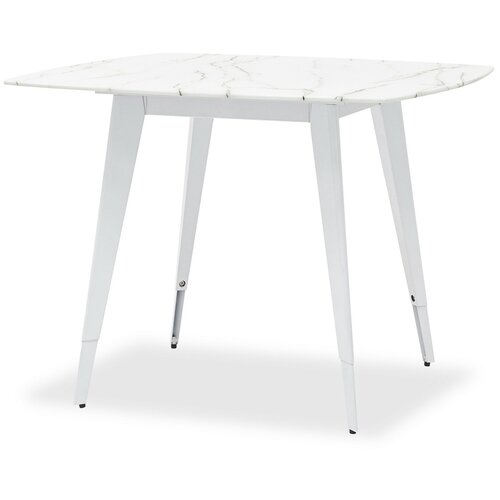 фото Стол кухонный stool group ричмонд, дхш: 100 х 100 см, белый мрамор