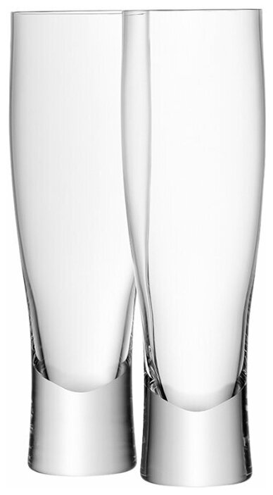 Набор бокалов LSA Bar lager glass BR23, 550 мл, 2 шт., бесцветный