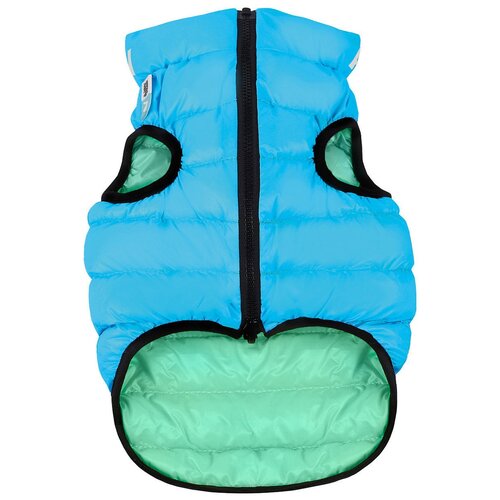 Курточка для собак AiryVest двусторонняя, размер XS 30, салатово-голубая