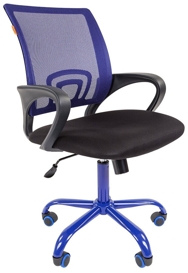 Кресло офисное CHAIRMAN 696 синее - фотография № 1
