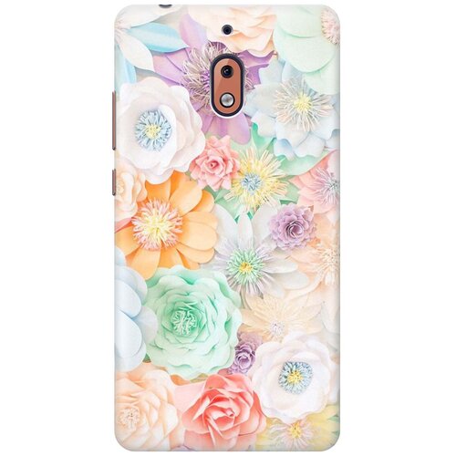 фото Cиликоновый чехол на nokia 2.1 / нокиа 2.1 с принтом "цветочное многообразие" gosso