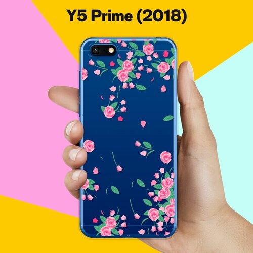 силиконовый чехол будни на huawei y5 prime 2018 Силиконовый чехол Розочки на Huawei Y5 Prime (2018)