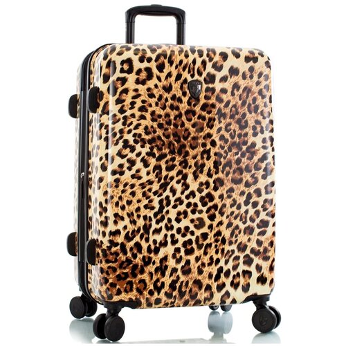 Чемодан Heys, 71 л, размер M, мультиколор, коричневый чемодан 13128 3041 26 brown leopard fashion spinner m 3041 brown leopard