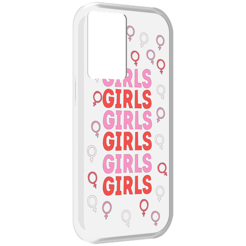 Чехол MyPads девушки! женский для OnePlus Nord N20 SE задняя-панель-накладка-бампер