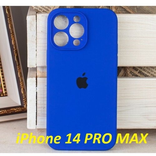 Чехол на iPhone 14 Pro Max, Айфон 14 ПроМакс, цвет индиго полупрозрачный дизайнерский силиконовый чехол для айфон 14 про макс iphone 14 pro max девушка с букетом