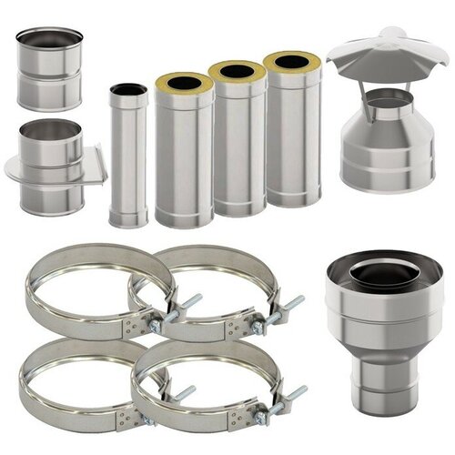 Комплект утепленного дымохода 