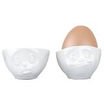 Набор подставок для яиц Tassen Oh please & Tasty, 2 штуки, белый (T01.52.01) - изображение