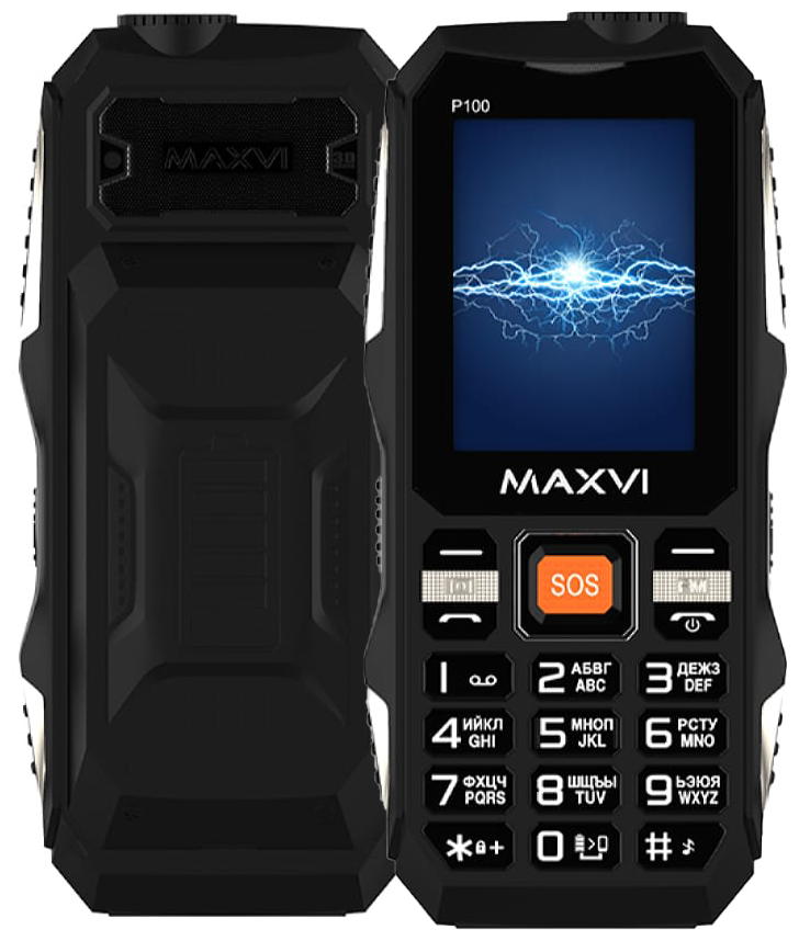 Мобильный телефон Maxvi P100 Чёрный