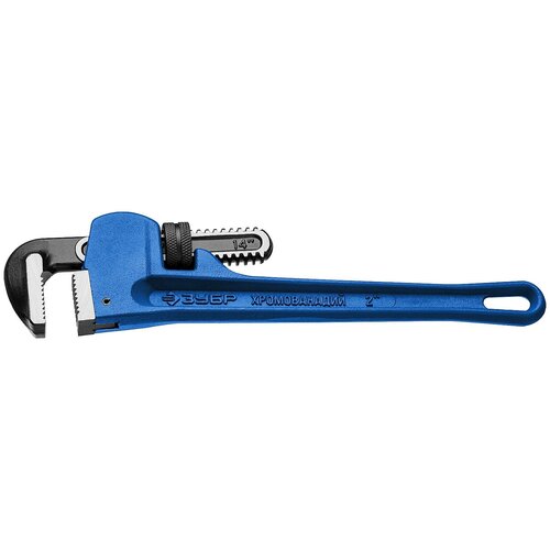 ЗУБР Стиллсон, 2.5″, 450 мм, трубный разводной ключ, Профессионал (27339-3) ключ разводной зубр 27339 3 z02