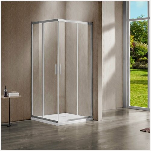 Изображение товара Душевой уголок Vincea Гарда (Garda) VSS-1G1212CL, 1200*1200, хром, стекло прозрачное
