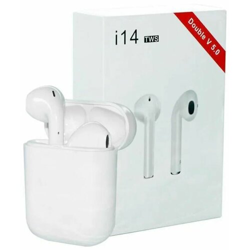 Беспроводные наушники SUPER QUALITY SUPER SOUND I14 TWS белый 81000₽