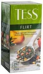 Чай зеленый в пакетиках для чашки Tess Flirt (Тесс Флирт), 25*1,5 г