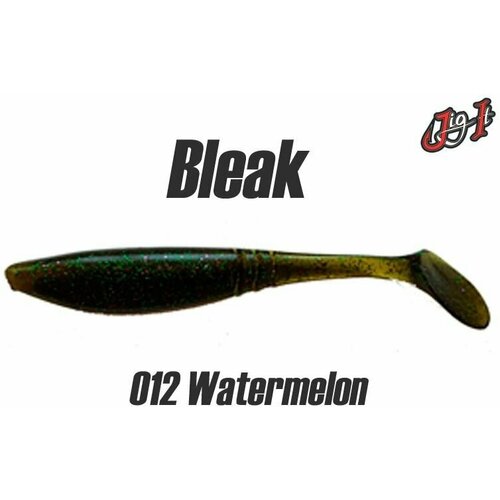 Приманка Силиконовая Jig It Bleak 4.5 (115 мм) #012 WATERMELON Squid приманка силиконовая jig it trump 5 5 140 мм 012 watermelon squid