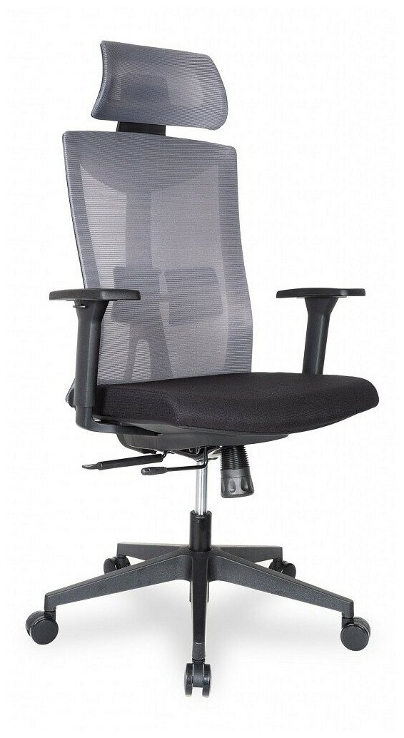 CLG-428 MBN-A Grey Кресло офисное College CLG-428 MBN-A серый