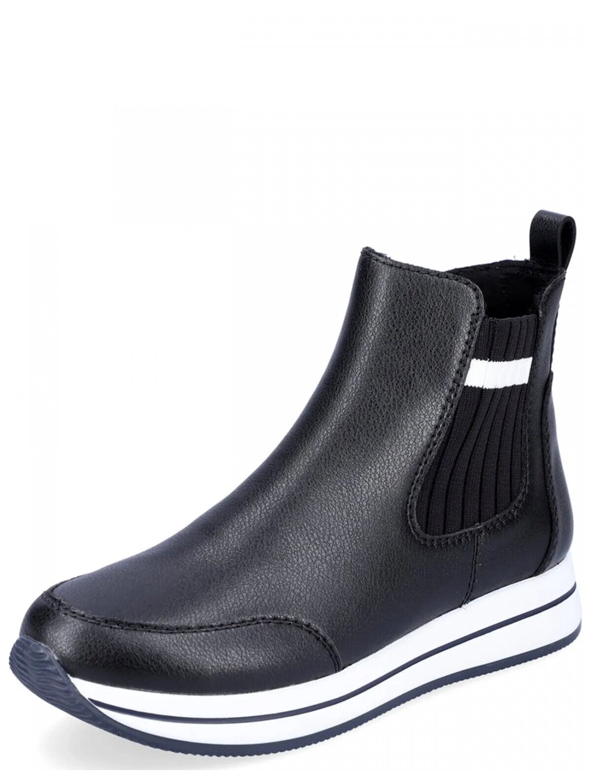 фото Rieker N4550-00V женские п/сапоги черный натуральная кожа