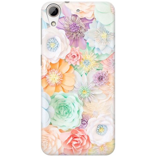 фото Cиликоновый чехол на htc desire 626 / 626s / 626g / 628 dual sim / нтс дезаир 626 / 626с / 626г / 628 дуал с принтом "цветочное многообразие" gosso