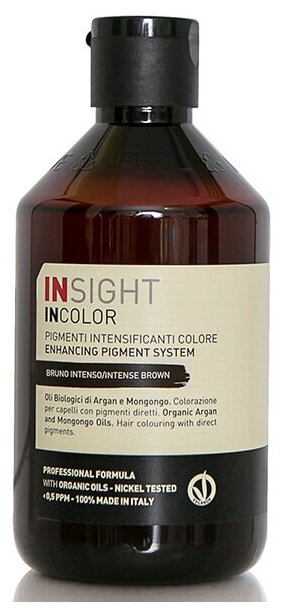 INSIGHT PROFESSIONAL Прямой пигмент интенсивный INCOLOR Intense brown коричневый, 250 мл