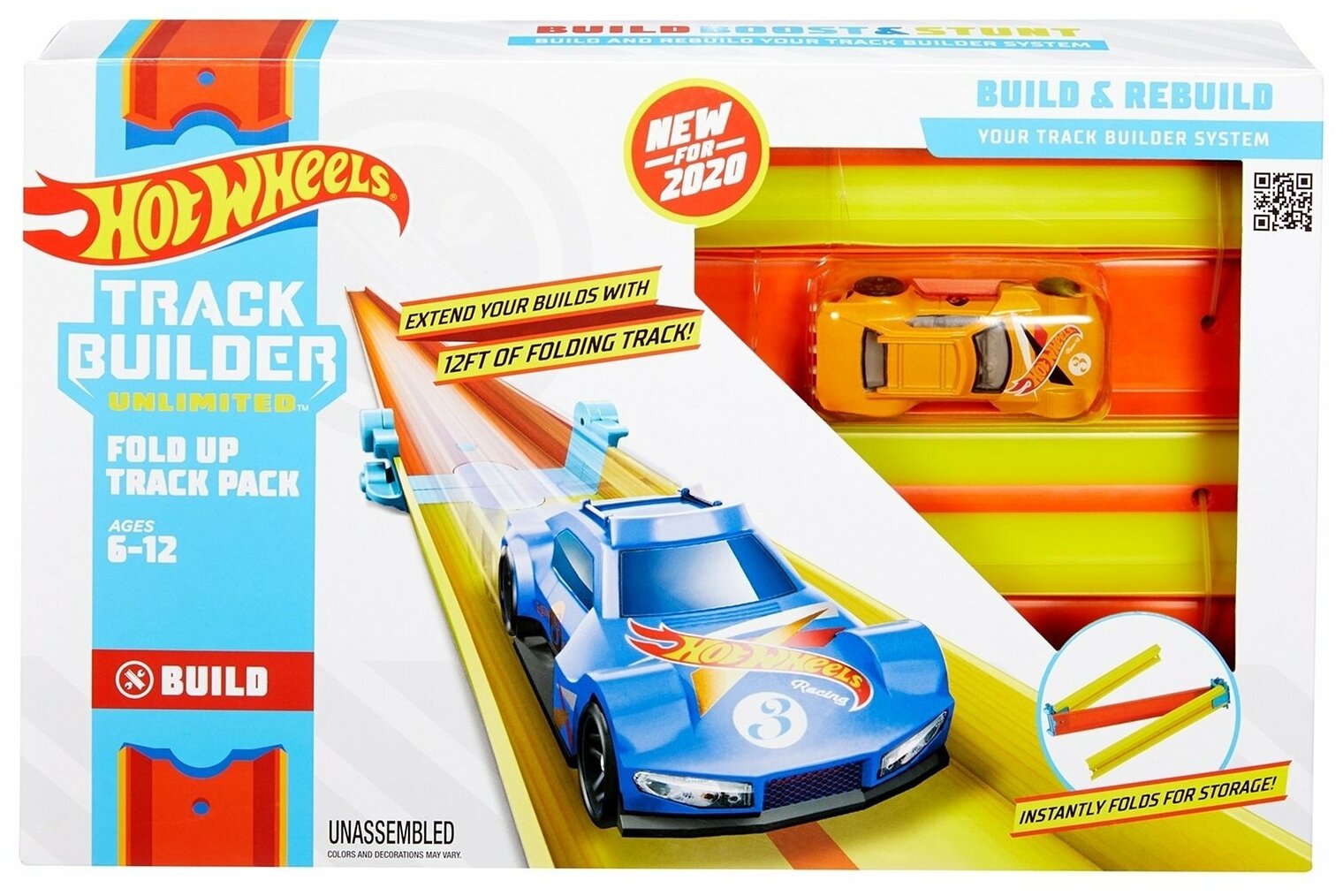 Набор игровой Hot Wheels Конструктор Трасс Подъемы и спуски GLC91