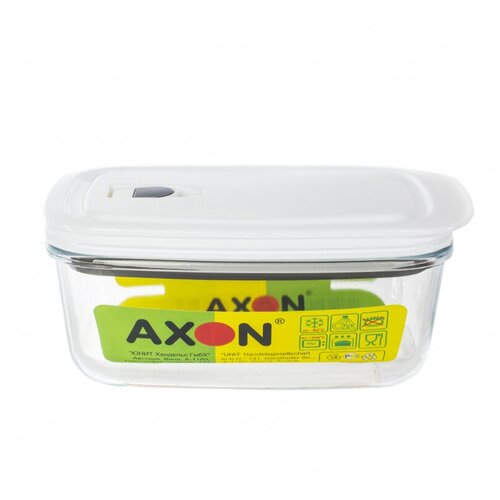 AXON Контейнер VC-208, 12.5x19.5 см, прозрачный/белый, 1 шт.