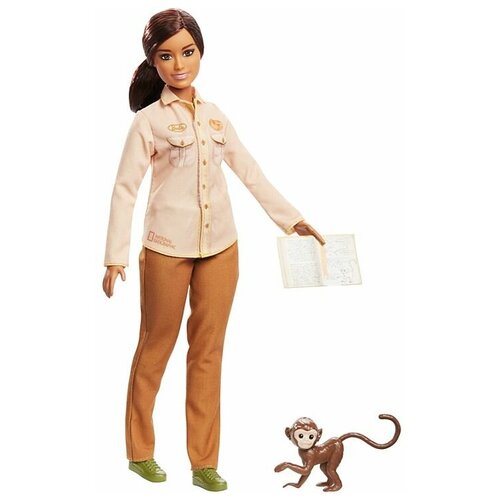 Кукла Barbie Кем быть?, 29 см, GDM44 защитница дикой природы