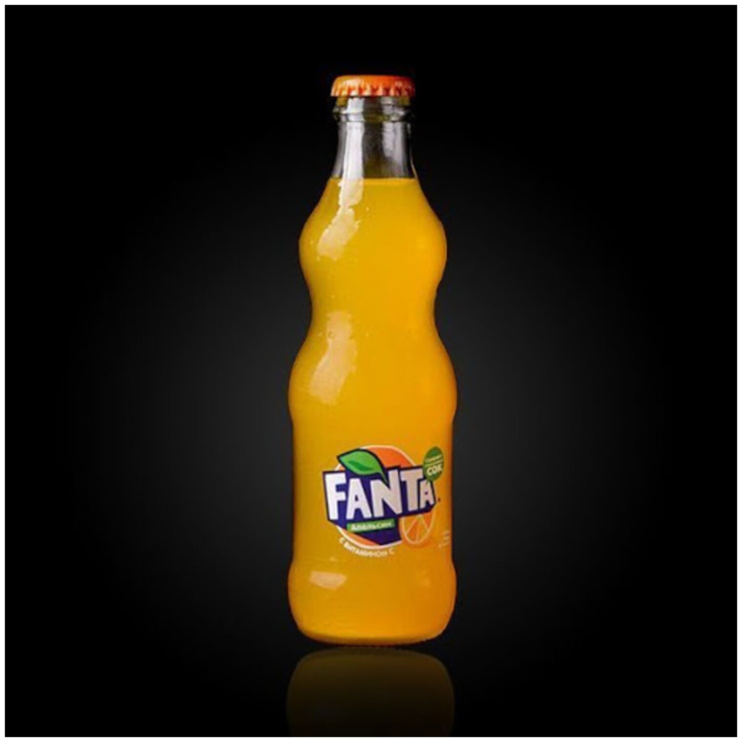 Fanta, 15 шт по 0.33 л, стекло / Фанта 15 шт 0,33 л - фотография № 2