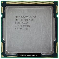 Процессор Intel Core i5-760 Lynnfield LGA1156, 4 x 2800 МГц