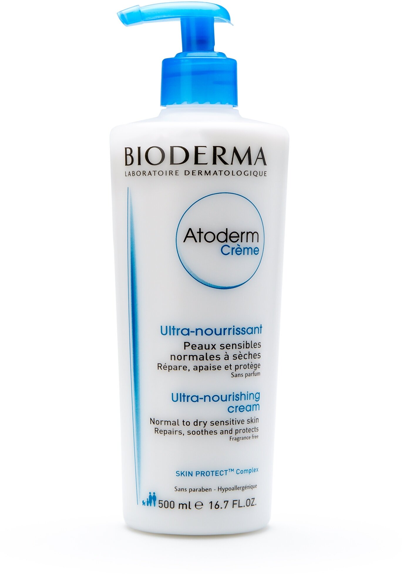 BIODERMA Питательный крем для лица и тела Atoderm 500 мл