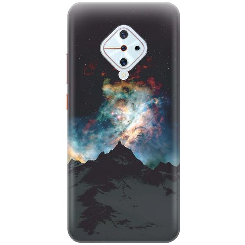 фото Cиликоновый чехол на vivo v17 / виво в17 с принтом "горы и звезды" gosso