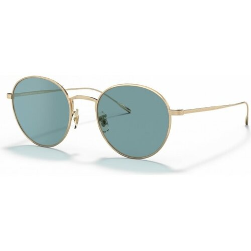 Солнцезащитные очки Oliver Peoples, золотой солнцезащитные очки oliver peoples прямоугольные с защитой от уф золотой