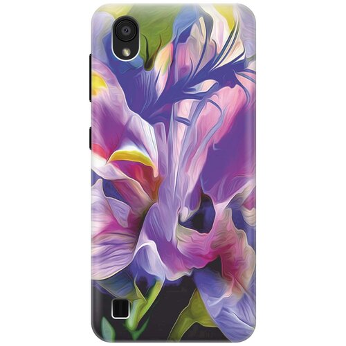 фото Cиликоновый чехол на zte blade a5 (2019) / зте блейд а5 2019 с принтом "цветочная абстракция" gosso