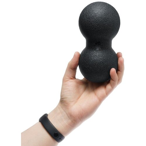 Роллер (ролик) для самомассажа и МФР в форме арахиса 8x16 см FlexMe массажный мяч сдвоенный арахис