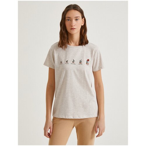 фото Футболка koton, размер m(38), 050 бежевый