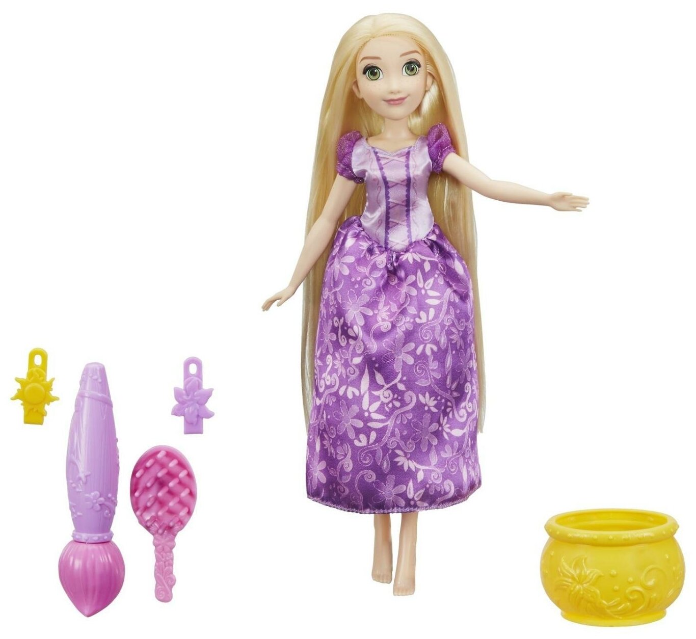 Кукла Hasbro Disney Princess Рапунцель Магия волос, 26 см, E0064