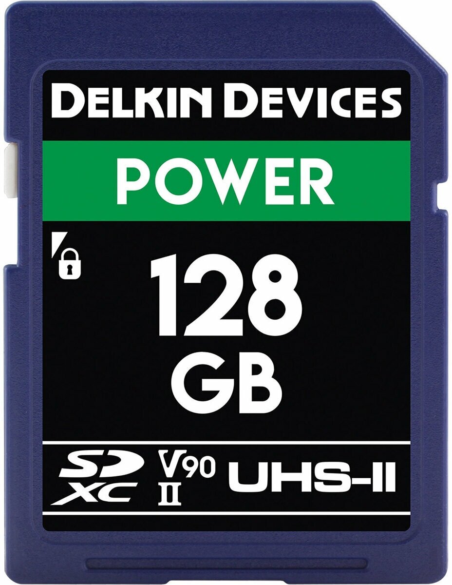 Карта памяти Delkin Devices Power SDXC 128GB 2000X UHS-II V90