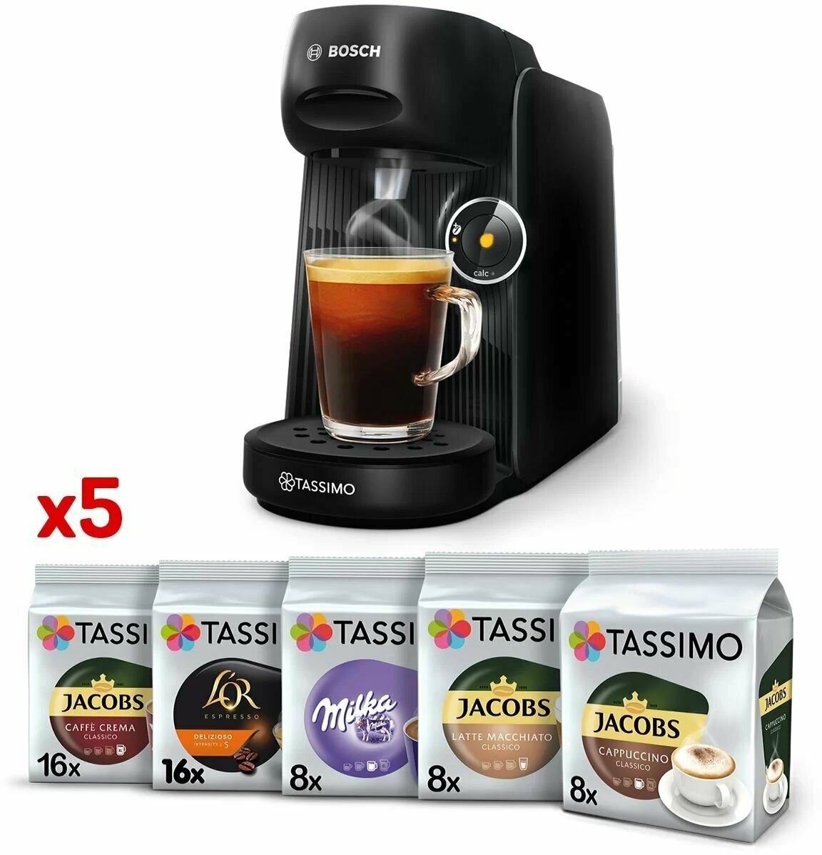 Кофемашина TASSIMO BOSCH FINESSE