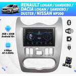 Автомагнитола для RENAULT Logan, Sandero, DACIA Logan, Sandero, Duster, NISSAN NP200 на Android (2/32 Гб, Wi-Fi, GPS, Bluetooth) +камера - изображение