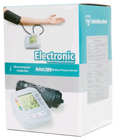 Автоматический электронный тонометр на руку для измерения кровяного артериального давления и пульса