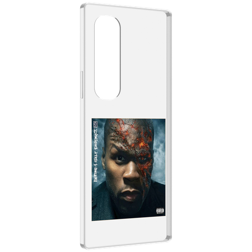 чехол mypads 50 cent sleek audio для samsung galaxy z fold 4 sm f936 задняя панель накладка бампер Чехол MyPads 50 Cent - Before I Self Destruct мужской для Samsung Galaxy Z Fold 4 (SM-F936) задняя-панель-накладка-бампер