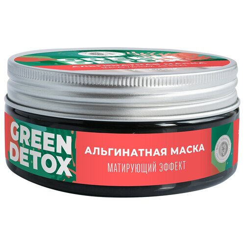 фото Дом природы green detox альгинатная маска матирующий эффект, 60 г