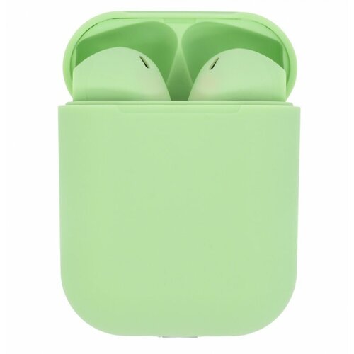 Наушники беспроводные TWS inPods 12 Macaron 5.0 (с боксом для зарядки) (Bluetooth) зеленый беспроводные наушники digma tws 12 tws12b