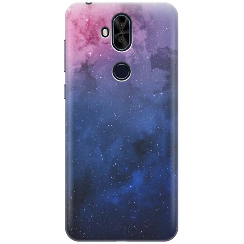 фото Cиликоновый чехол на asus zenfone 5q / 5 lite zc600kl / асус зенфон 5 кью / 5 лайт с принтом "звездное зарево" gosso